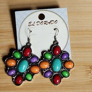 El Dorado Colorful Chandalier Earrings